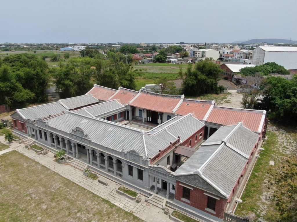 台中清水黃家古厝（瀞園)鳥瞰