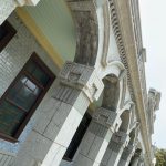 台中清水黃家古厝（瀞園）一進西式拱圈柱式