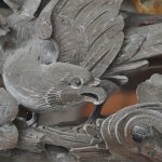 正廳檐廊捲棚式屋架桁架瓜筒木座無不精雕細鑿