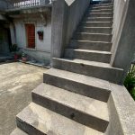 林家古厝(高雄右昌)-內埕左右連接露台之階梯(均衡對稱)