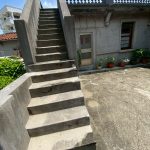 林家古厝(高雄右昌)-內埕左右連接露台之階梯(均衡對稱)