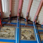 棟架壁堵更是滿滿書畫作品