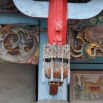 虎尾三槐堂之王家古厝-簷廊木作之托木與垂花雕飾