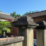 台灣日治時期(ART DECO)民居圍牆門柱極具代表性的院門柱帽的作法